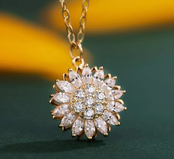 Collar Giratorio de Girasol