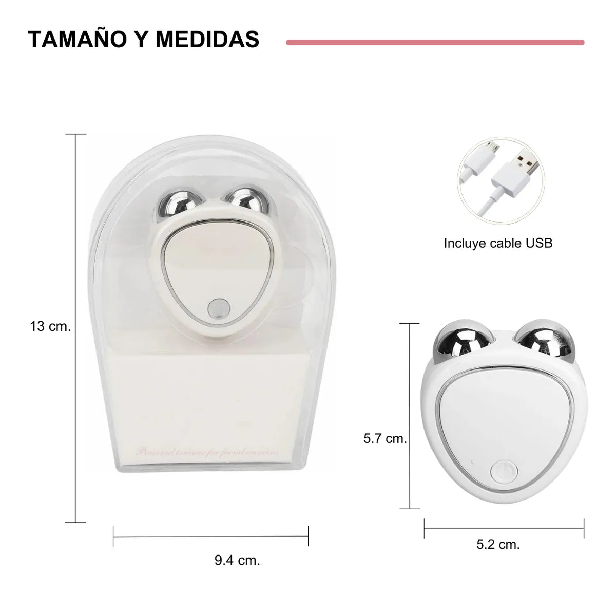 Masajeador Facial Microcorriente