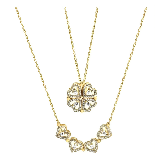 Collar Trébol de Corazones